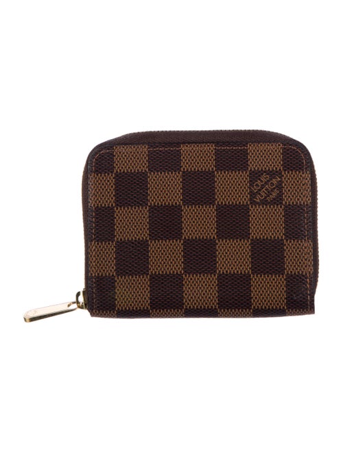 Louis Vuitton 2019 Damier Ebene Pattern Zippy Compact Wallet