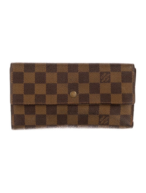 Louis Vuitton Damier Ebene Pattern Continental Wallet