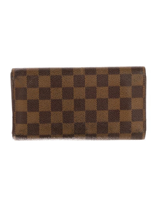 Louis Vuitton Damier Ebene Pattern Continental Wallet