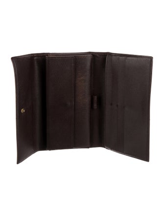 Louis Vuitton Damier Ebene Pattern Continental Wallet