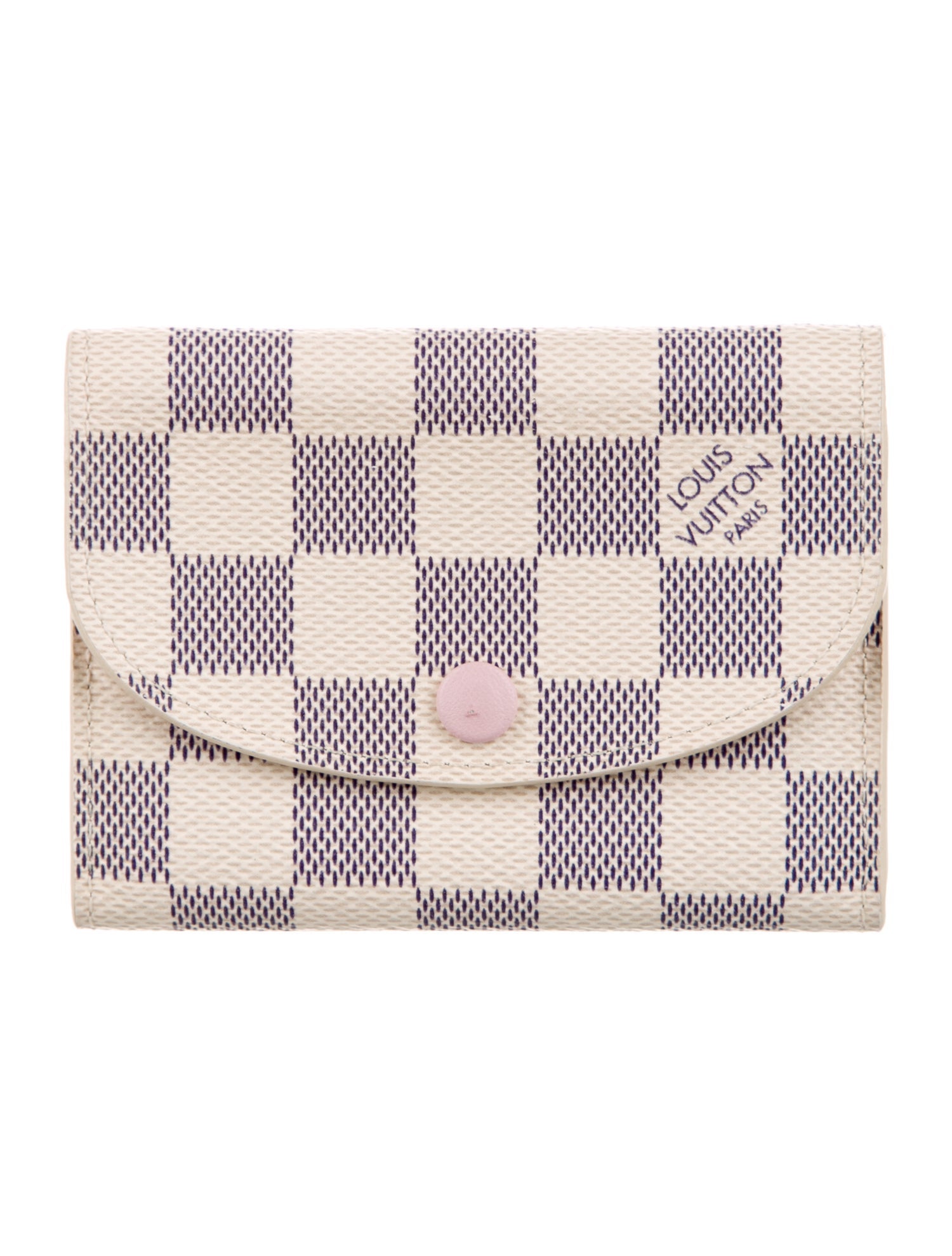 Louis Vuitton 2019 Damier Azur Pattern Rosalie Coin Purse