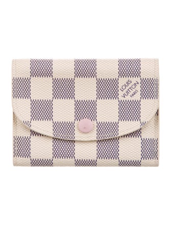 Louis Vuitton 2019 Damier Azur Pattern Rosalie Coin Purse