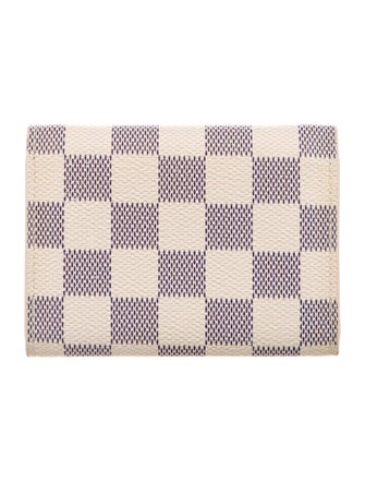 Louis Vuitton 2019 Damier Azur Pattern Rosalie Coin Purse