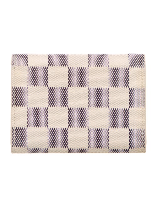 Louis Vuitton 2019 Damier Azur Pattern Rosalie Coin Purse