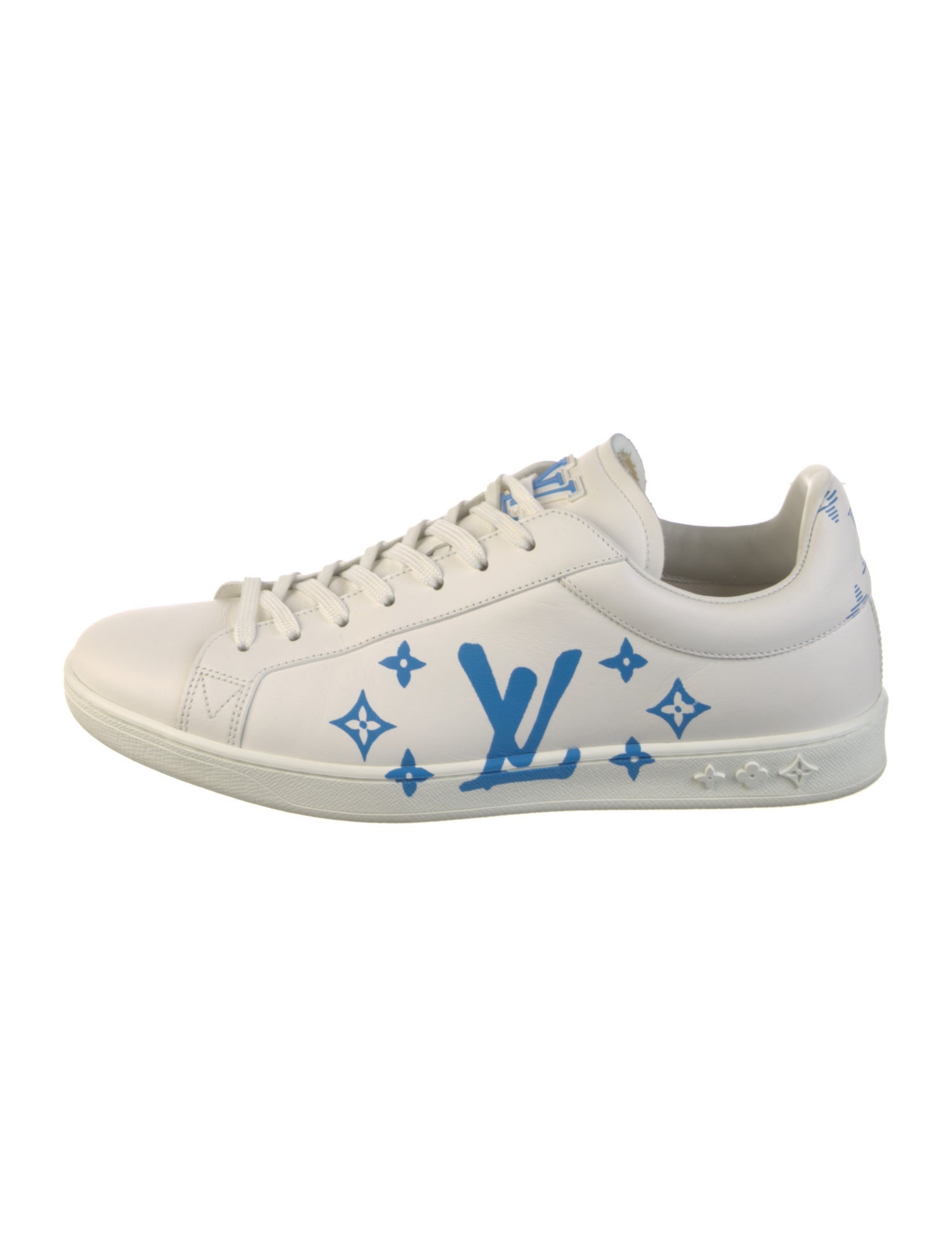 Louis Vuitton Leather Printed Sneakers