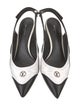 Louis Vuitton Leather Colorblock Pattern Slingback Pumps
