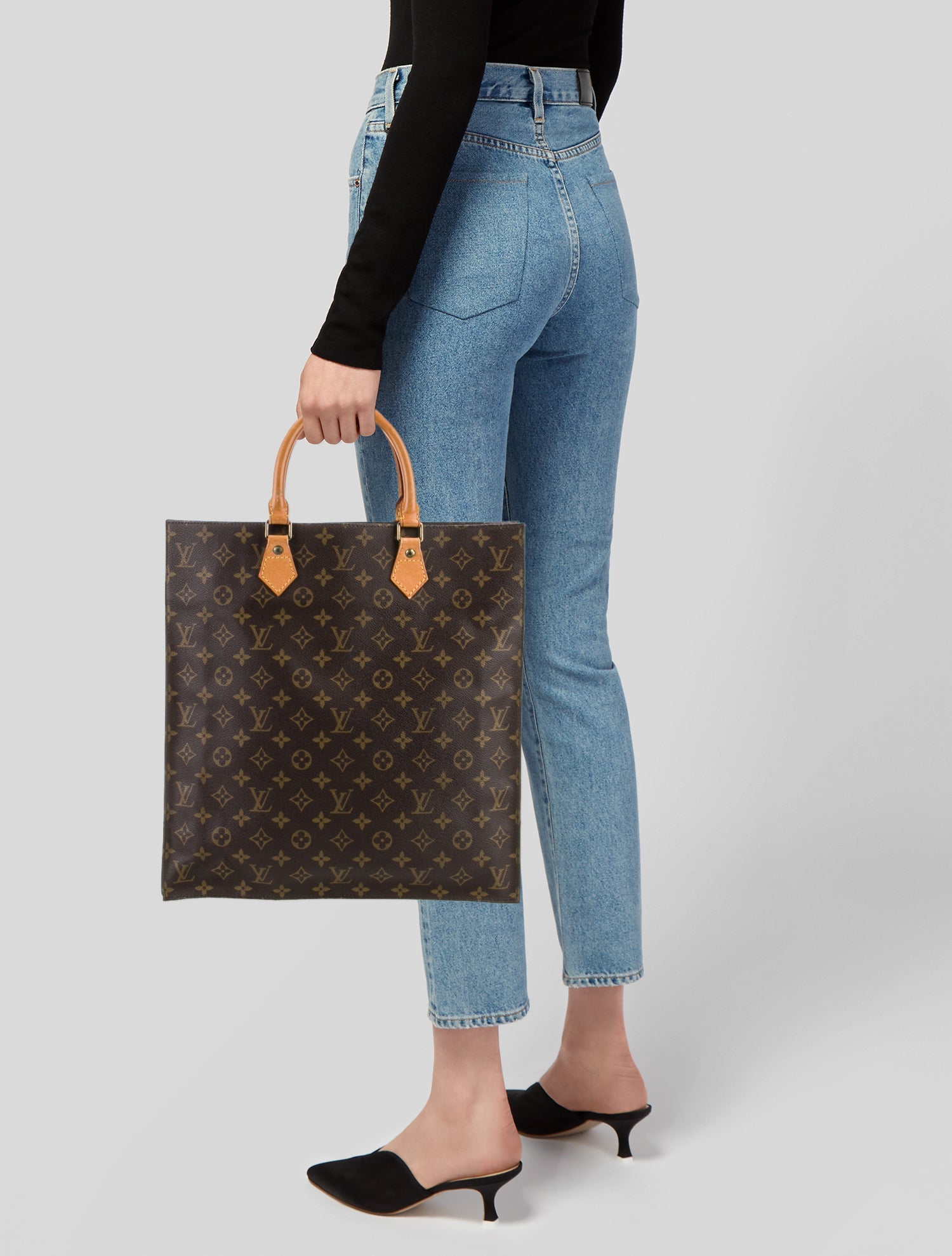 Louis Vuitton LV Monogram Sac Plat GM