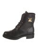 Louis Vuitton Leather Combat Boots