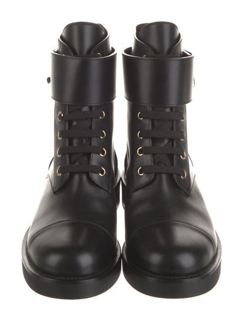 Louis Vuitton Leather Combat Boots