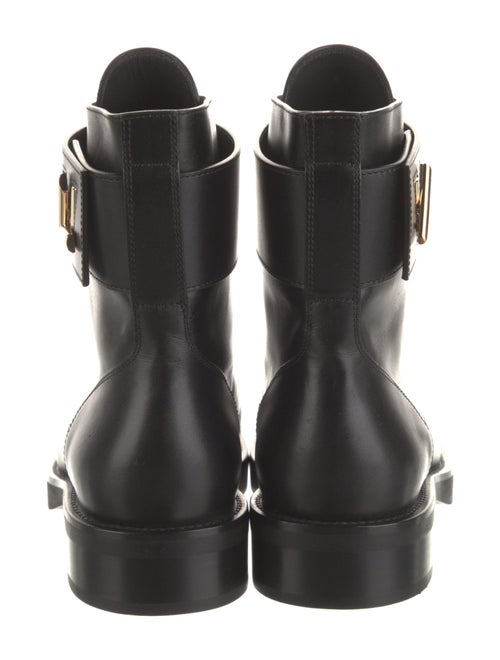 Louis Vuitton Leather Combat Boots