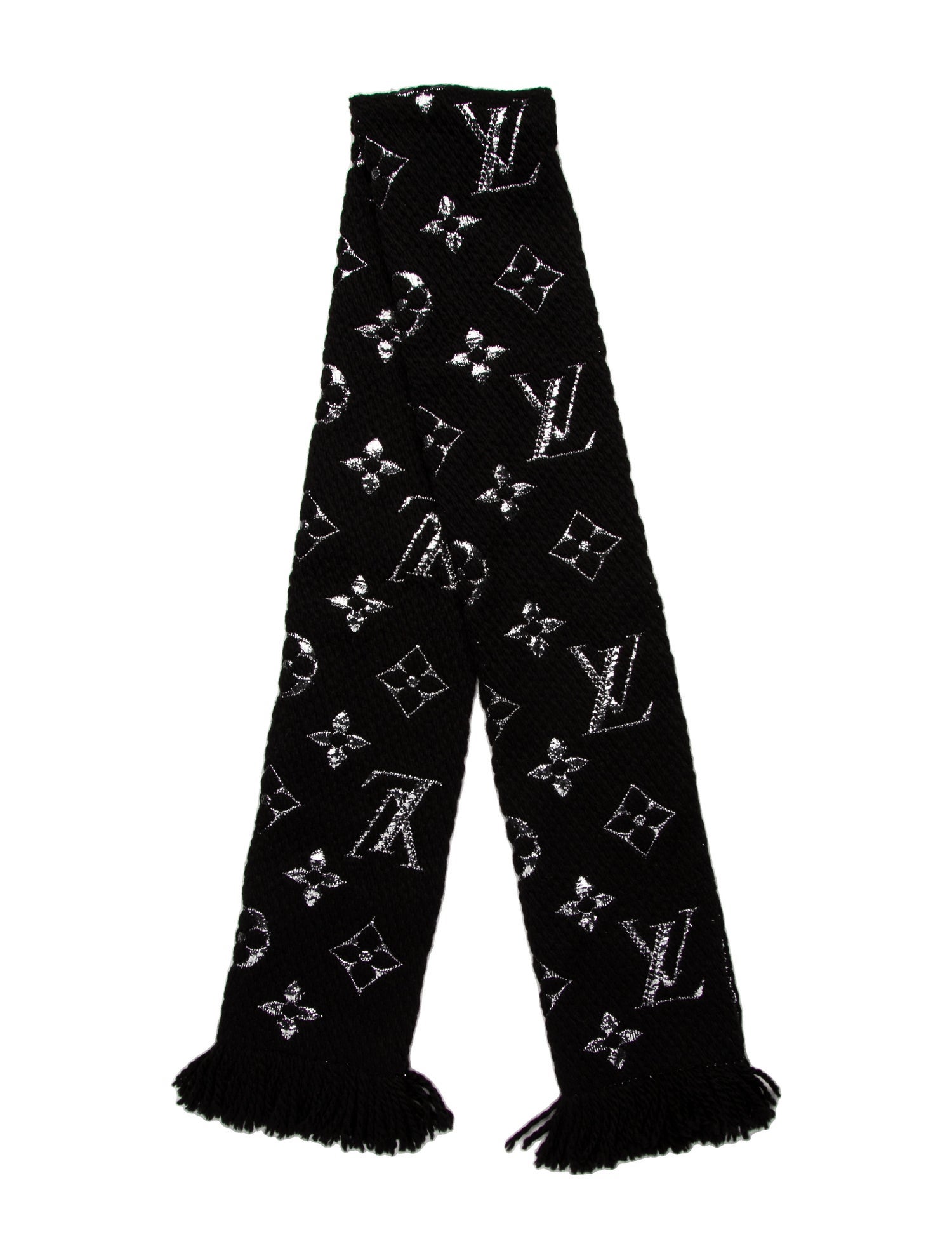 Louis Vuitton Logomania Shine Wool Scarf