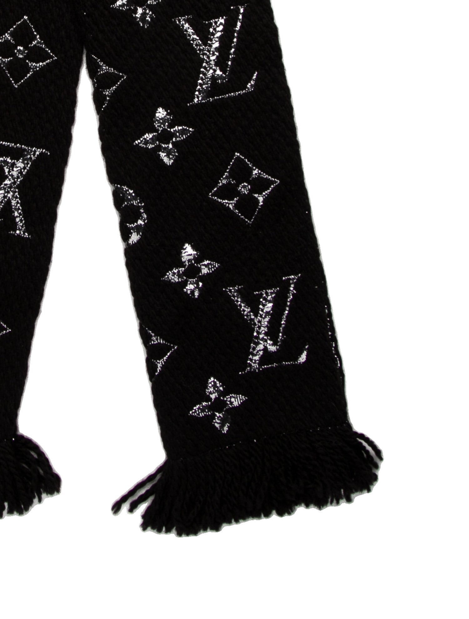 Louis Vuitton Logomania Shine Wool Scarf