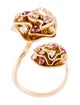 Louis Vuitton 18K Ruby, Sapphire & Diamond Cocktail Ring
