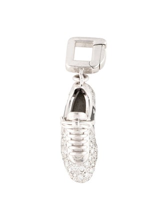 Louis Vuitton 18K Diamond Soccer Cleat Pendant Charm