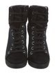 Louis Vuitton LV Monogram Canvas Lace-Up Boots