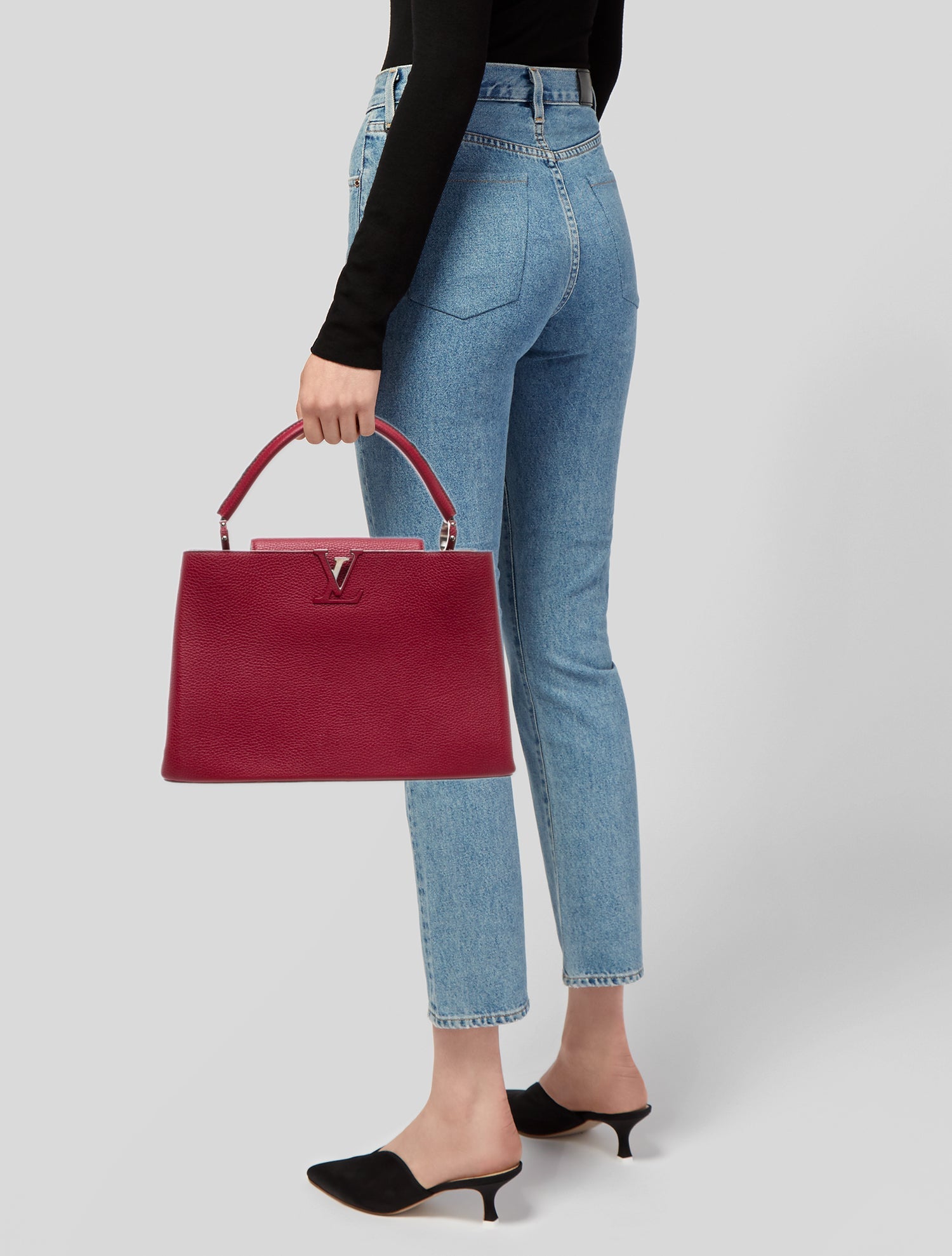 Louis Vuitton Taurillon Leather Capucines PM