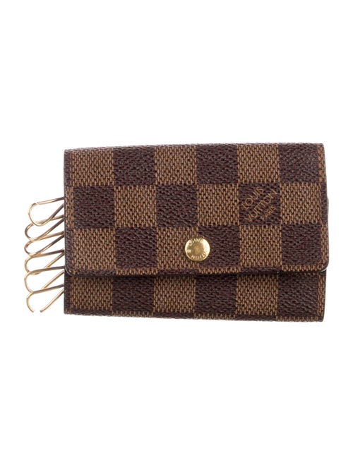 Louis Vuitton Damier Ebene Pattern Coated Canvas Key Holder
