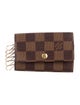 Louis Vuitton Damier Ebene Pattern Coated Canvas Key Holder
