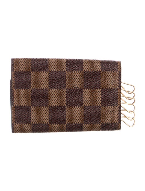 Louis Vuitton Damier Ebene Pattern Coated Canvas Key Holder