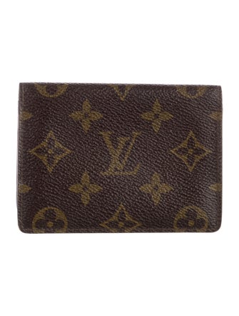 Louis Vuitton LV Monogram Coated Canvas Card Case