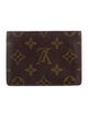 Louis Vuitton LV Monogram Coated Canvas Card Case