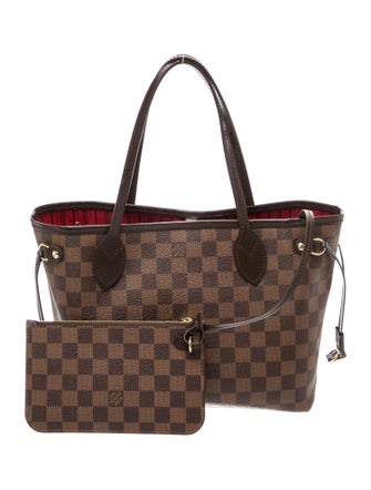 Louis Vuitton Damier Ebene Neverfull w/Pouch PM
