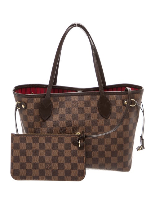 Louis Vuitton Damier Ebene Neverfull w/Pouch PM