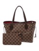 Louis Vuitton Damier Ebene Neverfull w/Pouch PM