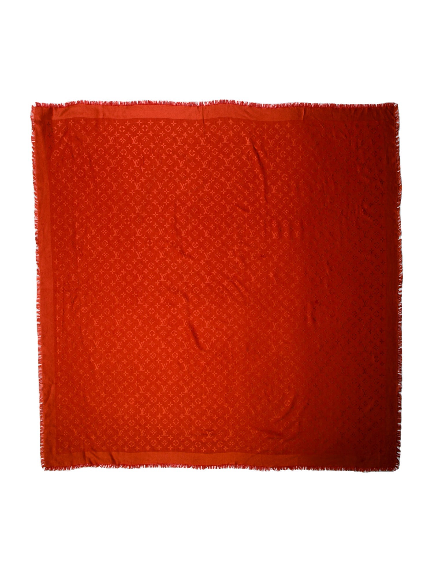 Louis Vuitton Silk LV Monogram Scarf