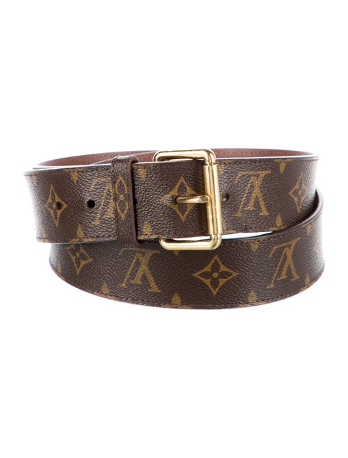 Louis Vuitton LV Monogram Coated Canvas Belt