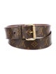 Louis Vuitton LV Monogram Coated Canvas Belt