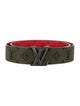 Louis Vuitton LV Monogram Coated Canvas Belt