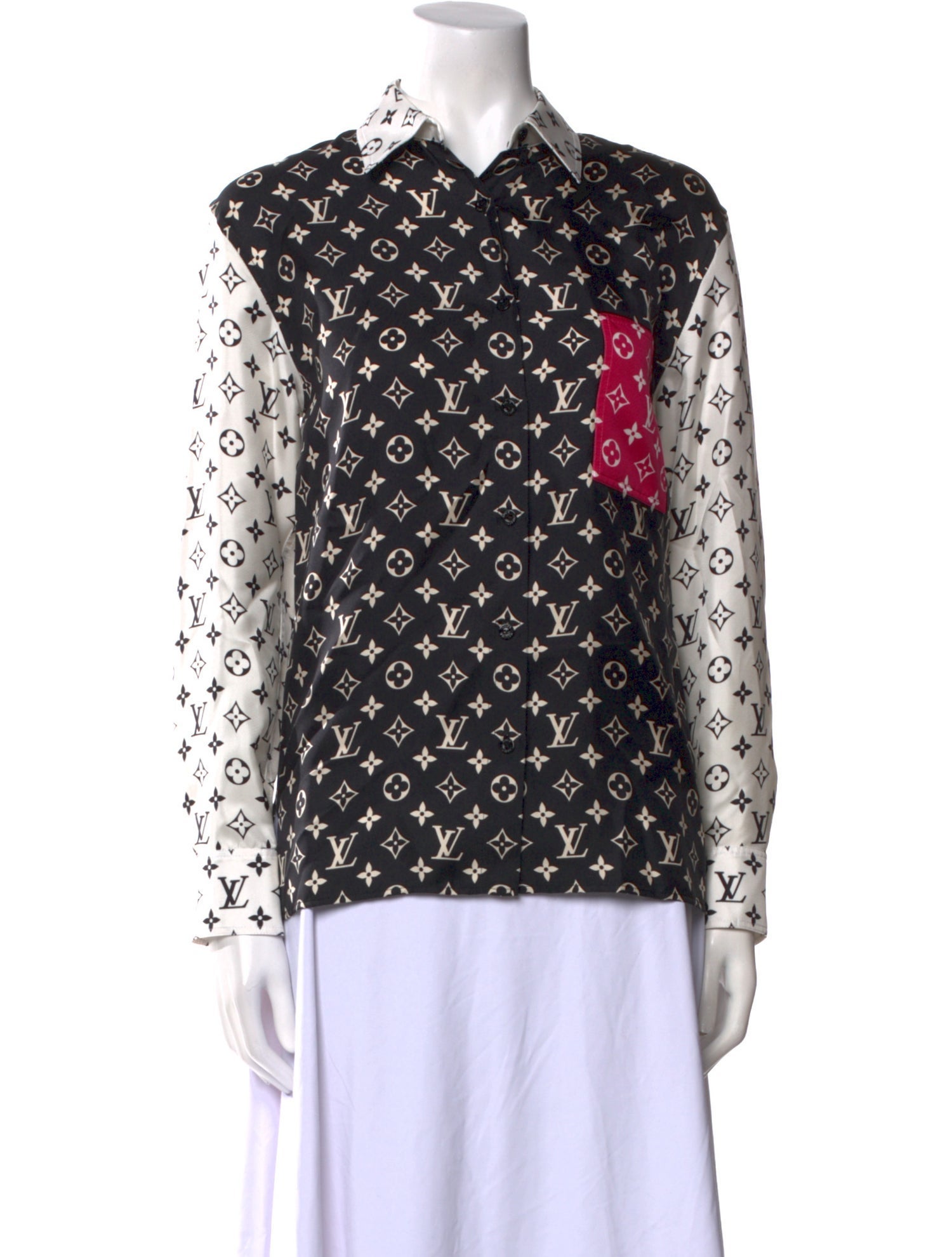 Louis Vuitton 2022 Silk Button-Up Top w/ Tags