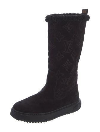 Louis Vuitton LV Monogram Suede Boots