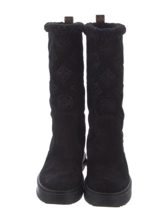 Louis Vuitton LV Monogram Suede Boots