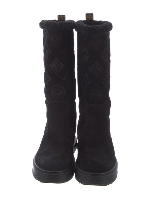 Louis Vuitton LV Monogram Suede Boots