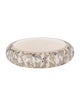 Louis Vuitton Resin & Crystal Wide Inclusion Bangle Bracelet