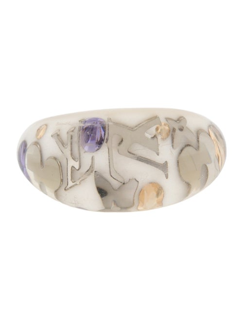 Louis Vuitton Crystal & Resin Inclusion Ring