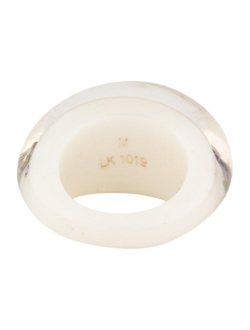 Louis Vuitton Crystal & Resin Inclusion Ring