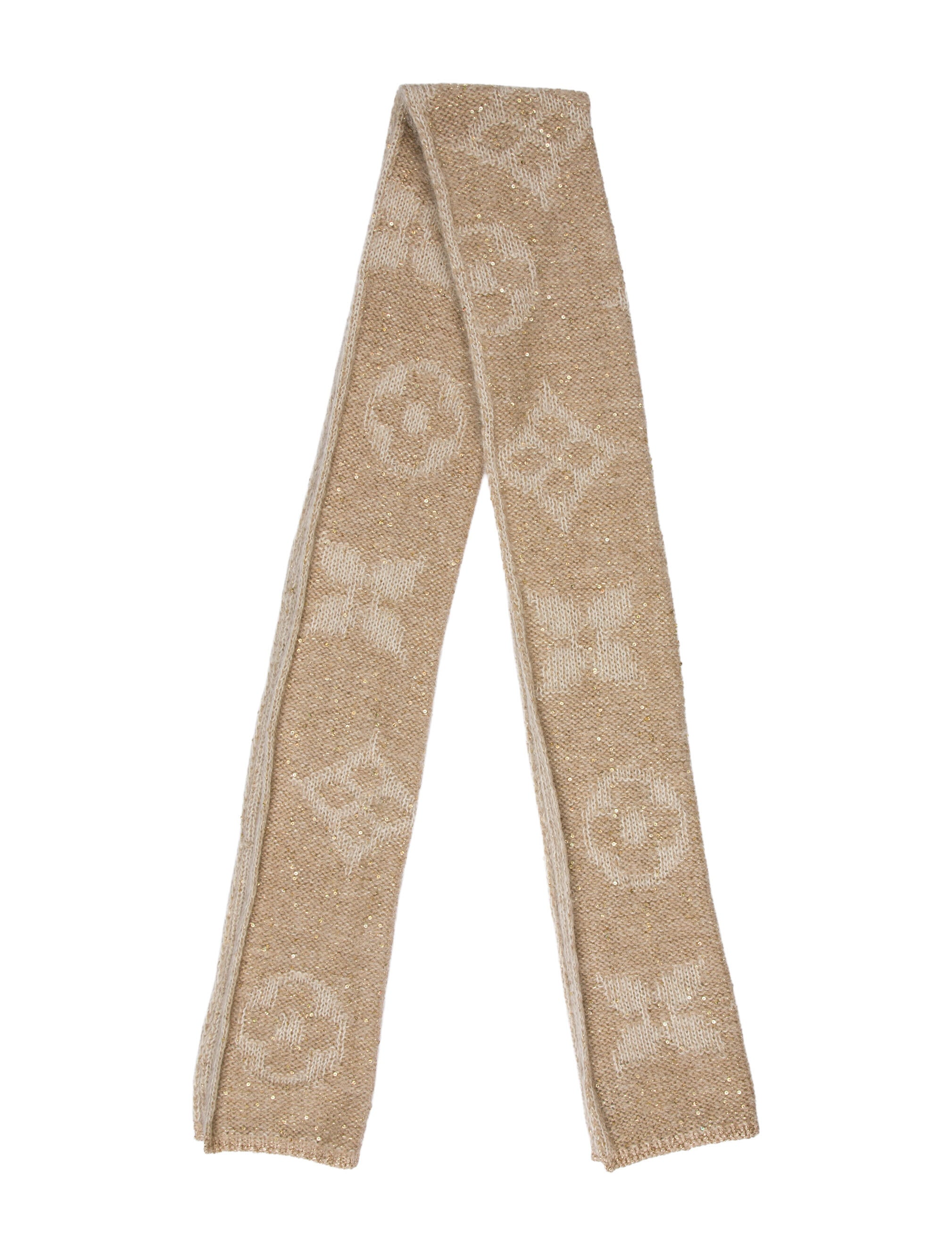 Louis Vuitton Mohair Printed Scarf
