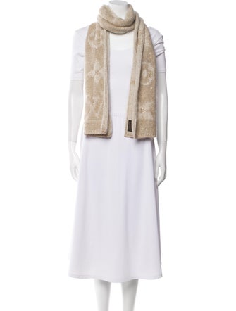 Louis Vuitton Mohair Printed Scarf