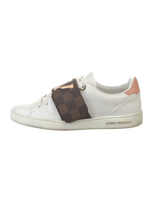 Louis Vuitton Damier Ebene Pattern Leather Sneakers
