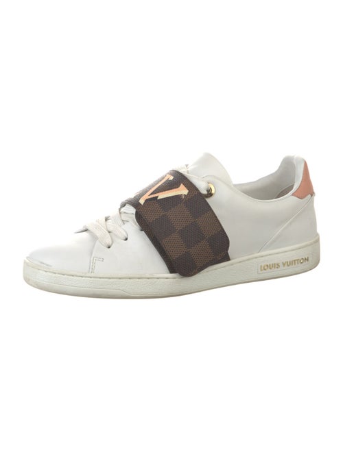 Louis Vuitton Damier Ebene Pattern Leather Sneakers