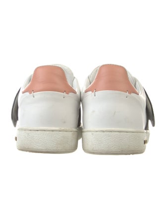 Louis Vuitton Damier Ebene Pattern Leather Sneakers