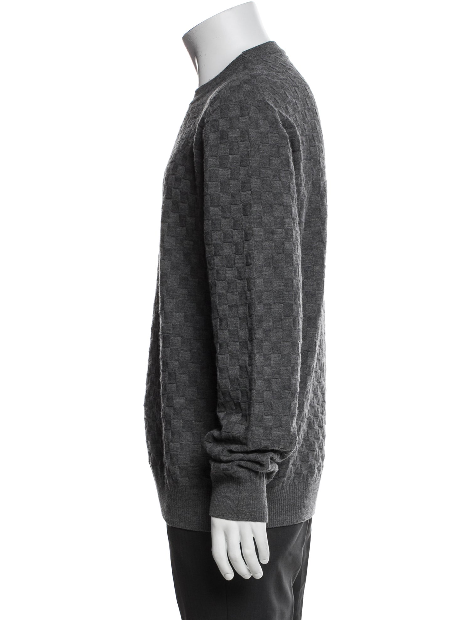 Louis Vuitton 2023 Damier Graphite Pattern Pullover