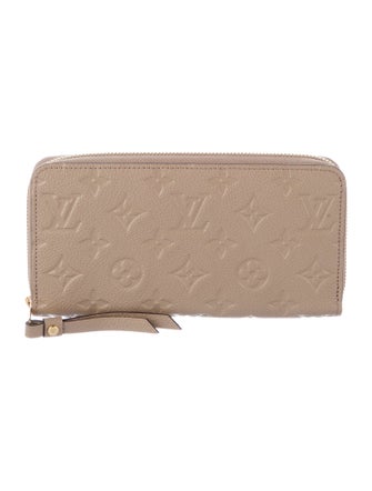Louis Vuitton LV Monogram Empreinte Leather Zippy Wallet