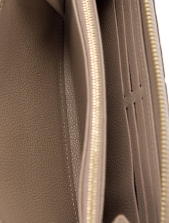 Louis Vuitton LV Monogram Empreinte Leather Zippy Wallet