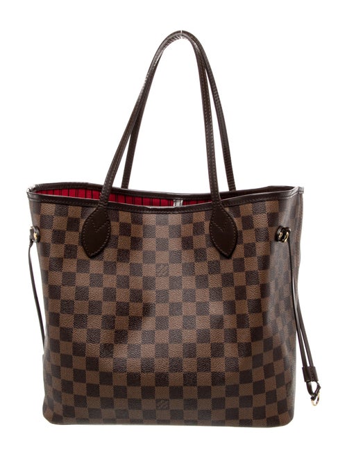 Louis Vuitton Damier Ebene Neverfull w/Pouch MM