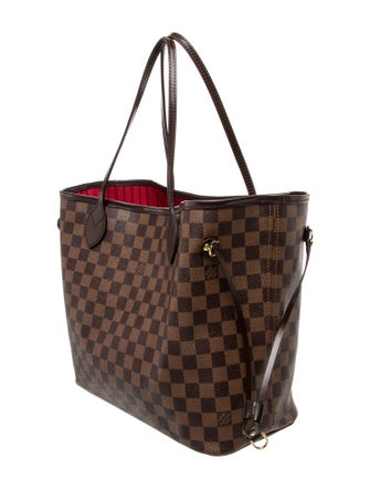 Louis Vuitton Damier Ebene Neverfull w/Pouch MM