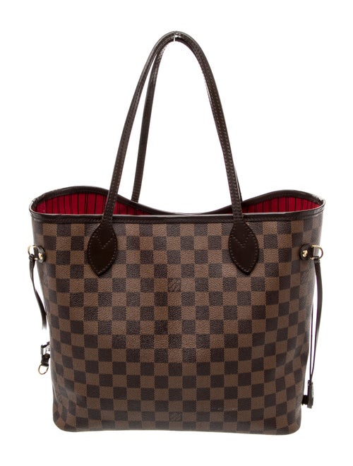 Louis Vuitton Damier Ebene Neverfull w/Pouch MM
